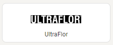 UltraFlor logo, white background.